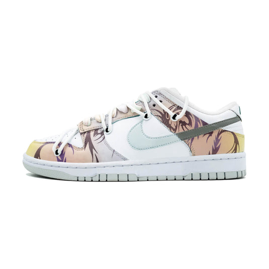 Loong Pattern Accents-Unisex Dunk Low Custom