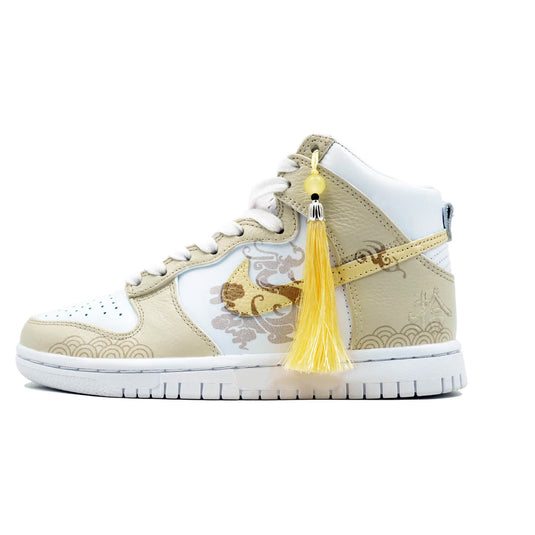 Loong Pattern and Auspicious Clouds-Unisex Dunk High Custom