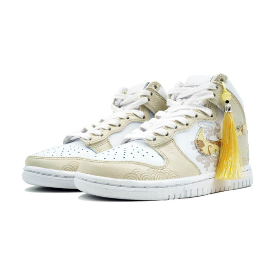 Loong Pattern and Auspicious Clouds-Unisex Dunk High Custom