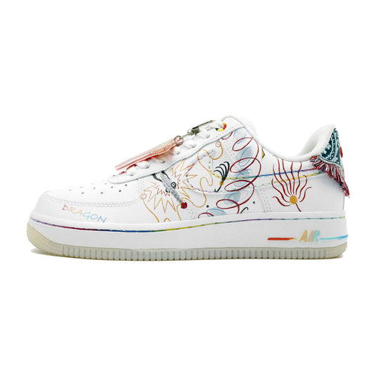 Loong-Shaped Lines-Unisex Air Force 1 Low Custom