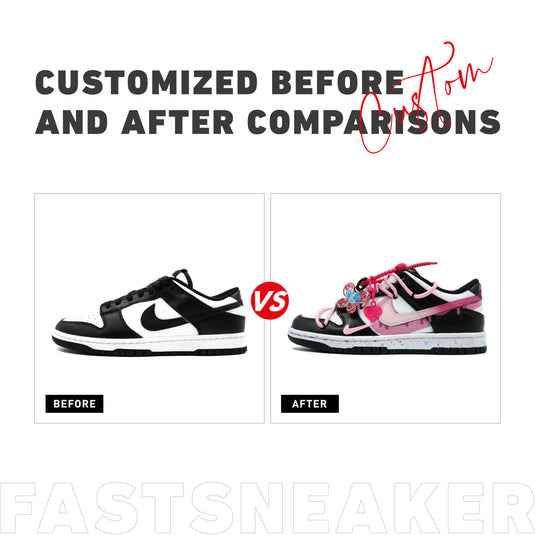 Pink Butterfly-Women's Dunk Low Custom