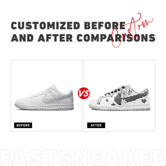 Pixelated Block-Unisex Dunk Low Custom