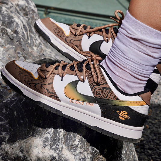 Gilding Time-Men's Dunk Low Custom