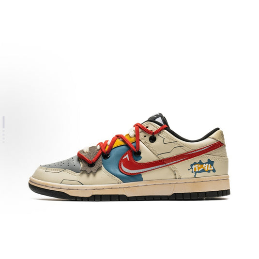 Battle-Damaged Gundam-Unisex Dunk Low Custom
