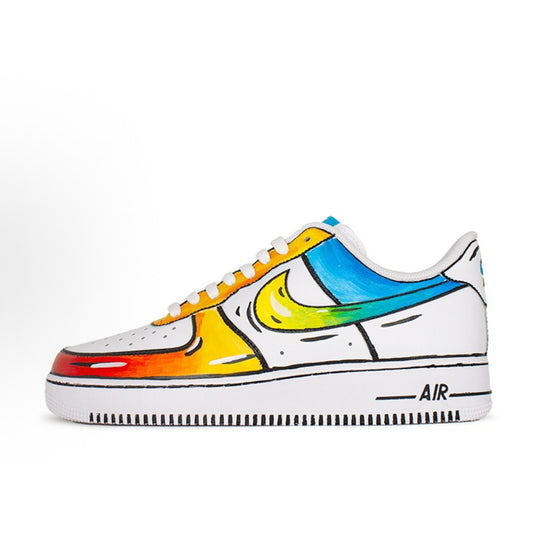 Anime Graffiti Illustration-Unisex Air Force 1 Low Custom