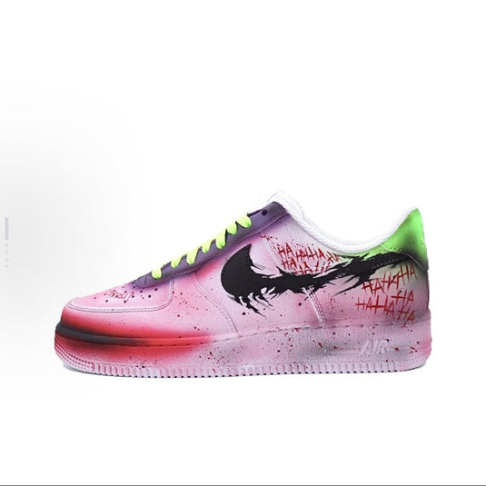 Gotham Joker Styled-Unisex Air Force 1 Low Custom