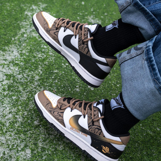 Gilding Time-Men's Dunk Low Custom