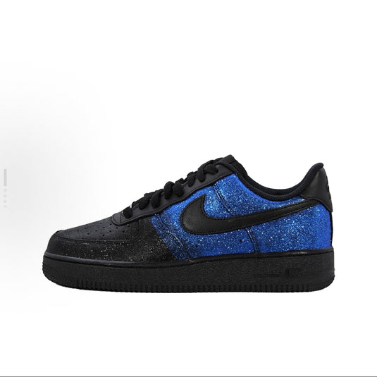 Indigo-to-Black Ombré Starry-Unisex Air Force 1 Low Custom