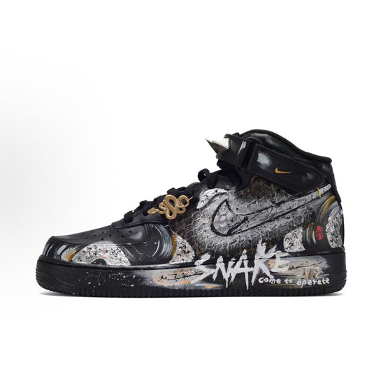 Serpent Rebirth Ouroboros-Unisex Air Force 1 Low Custom