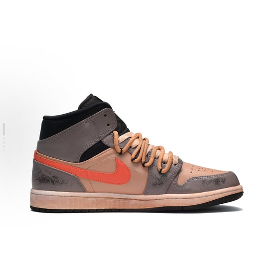 Riot Bear Trinit-Unisex's Air Jordan 1 Mid Custom