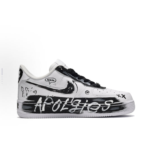 X-Gesture Brushstroke-Unisex Air Force 1 Low Custom