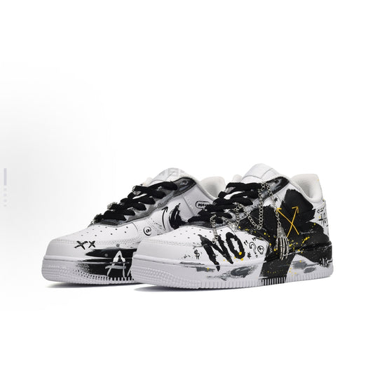 X-Gesture Brushstroke-Unisex Air Force 1 Low Custom