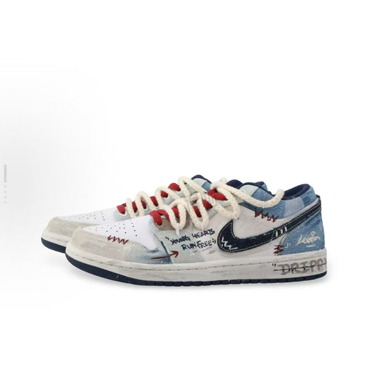 Rodeo Drifter-Men's Air Jordan 1 Low Custom