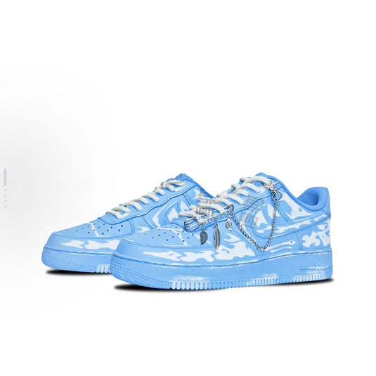 Scratch-Off Bone Chain Dip-Dye-Unisex Air Force 1 Low Custom