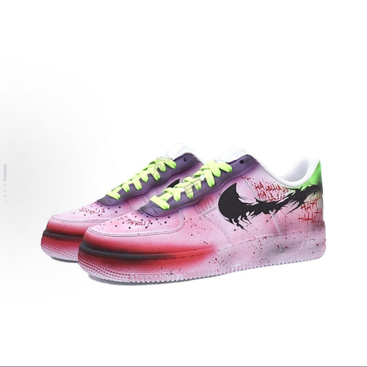 Gotham Joker Styled-Unisex Air Force 1 Low Custom