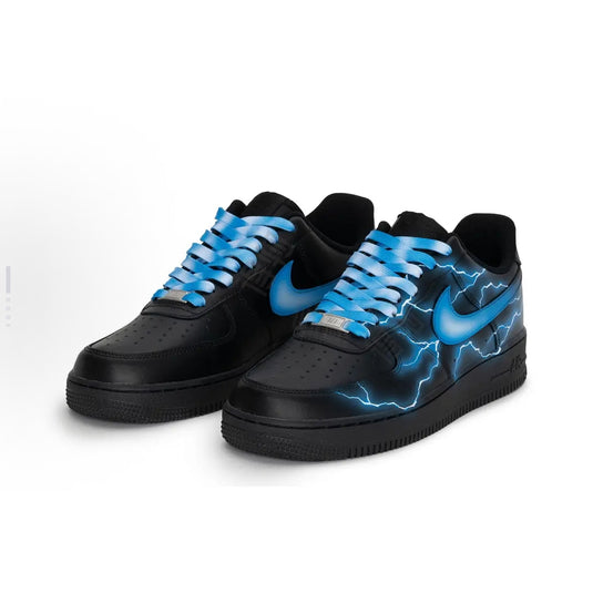 Fluid Blue Lightning Flow -Unisex Air Force 1 Low Custom