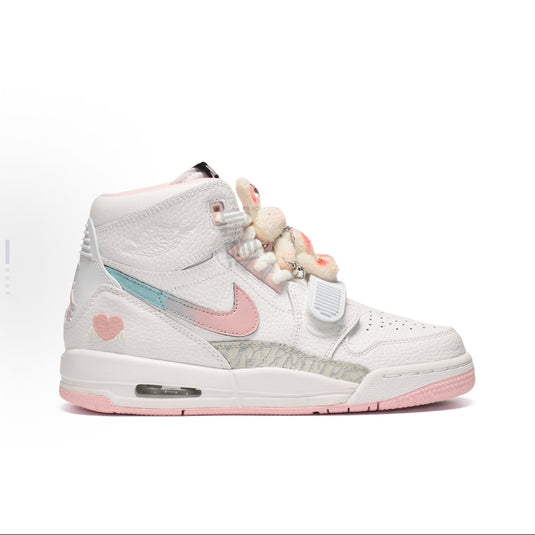 Bunny Heist Pastel-Women's Jordan Legacy 312 High Custom