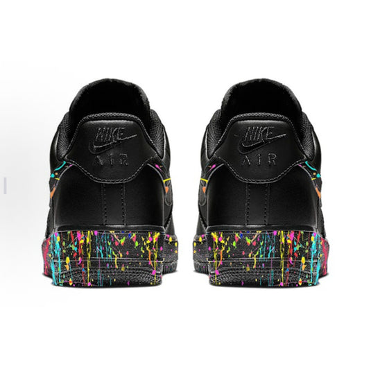 Artist Collab Glitch Black-Unisex Air Force 1 Low Custom