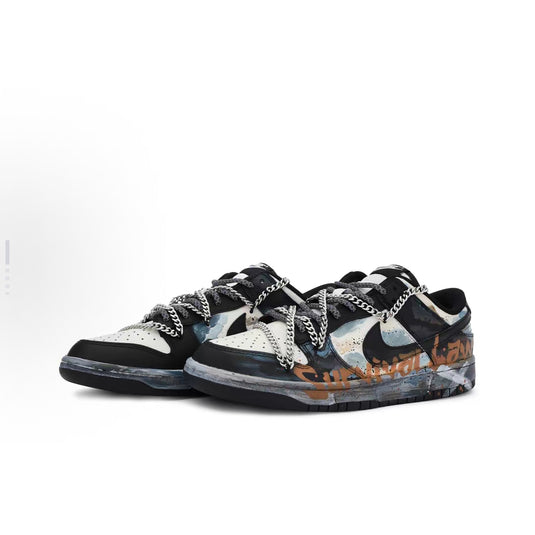 Rule of Survival Camo-Unisex Dunk Low Custom