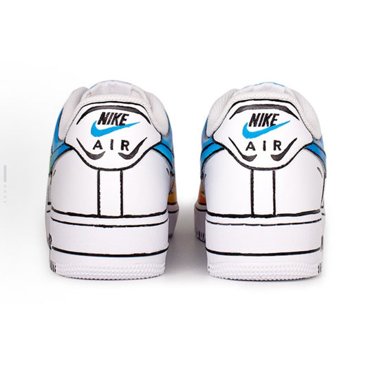 Anime Graffiti Illustration-Unisex Air Force 1 Low Custom