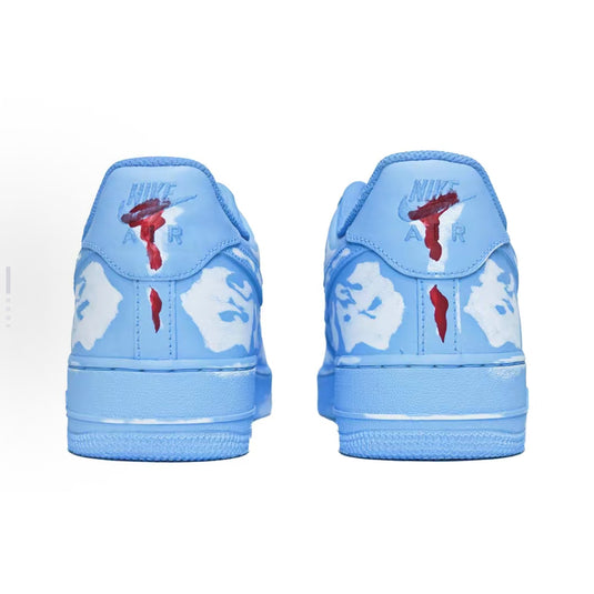 Scratch-Off Bone Chain Dip-Dye-Unisex Air Force 1 Low Custom
