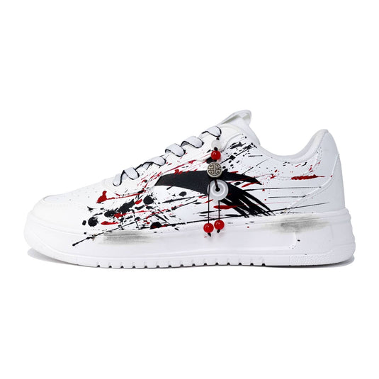 No Regrets - Unisex Skateboarding Low-Top Custom Shoes
