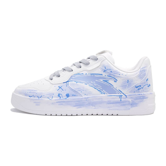 Delicate Touch –Unisex Skateboarding Low-Top Custom Shoes
