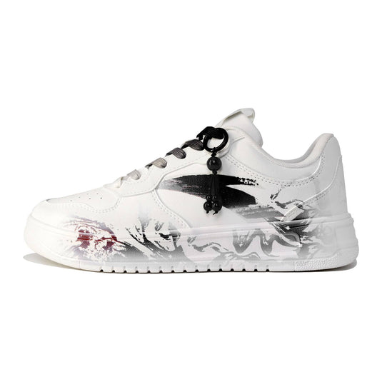 Rising Storm –Unisex Skateboarding Low-Top Custom Shoes