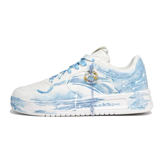 Fallen Isle –Unisex Skateboarding Low-Top Custom Shoes