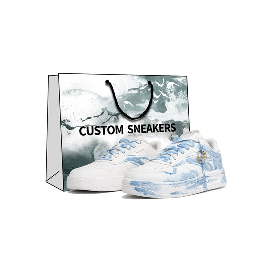 Fallen Isle –Unisex Skateboarding Low-Top Custom Shoes