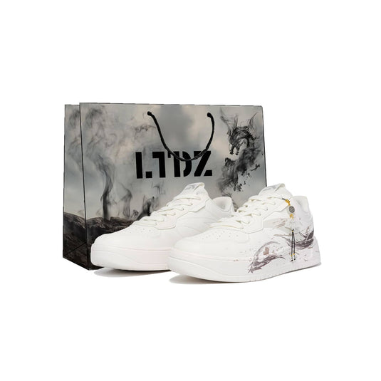 Return of the Dragon – Unisex Skateboarding Low-Top Custom Shoes