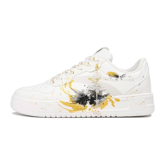 Golden Carp Wishes –Unisex Skateboarding Low-Top Custom Shoes