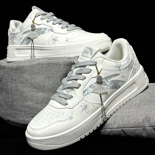 Gentleman’s Way –Unisex Skateboarding Low-Top Custom Shoes