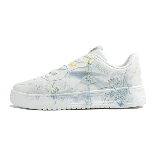 Cool Bamboo –Unisex Skateboarding Low-Top Custom Shoes