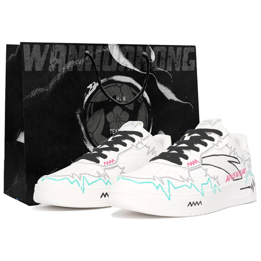 Adventure Chronicles –Unisex Skateboarding Low-Top Custom Shoes
