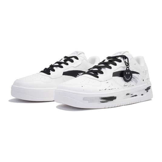 Carefree Mood –Unisex Skateboarding Low-Top Custom Shoes