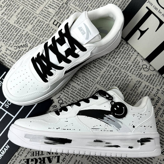 Carefree Mood –Unisex Skateboarding Low-Top Custom Shoes