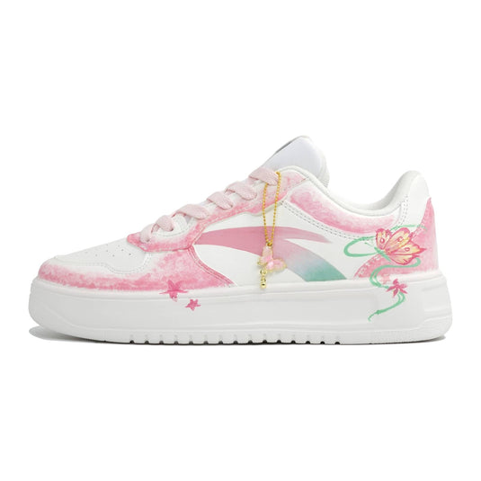Dreaming of Zhuangzi – Women's Skateboarding Low-Top Custom Shoes