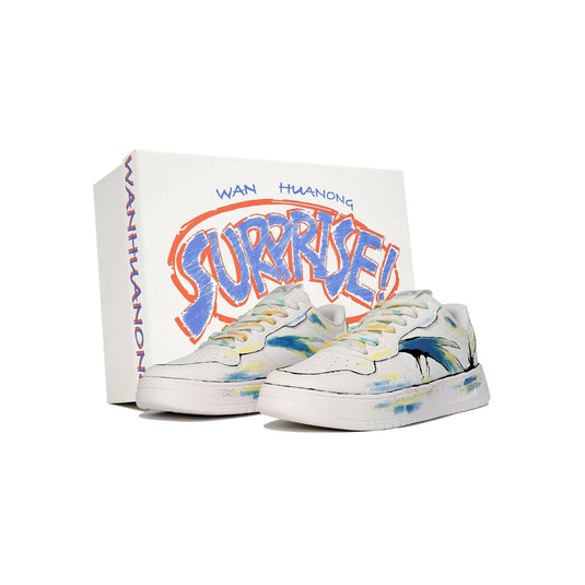 Full Moon Night –Unisex Skateboarding Low-Top Custom Shoes