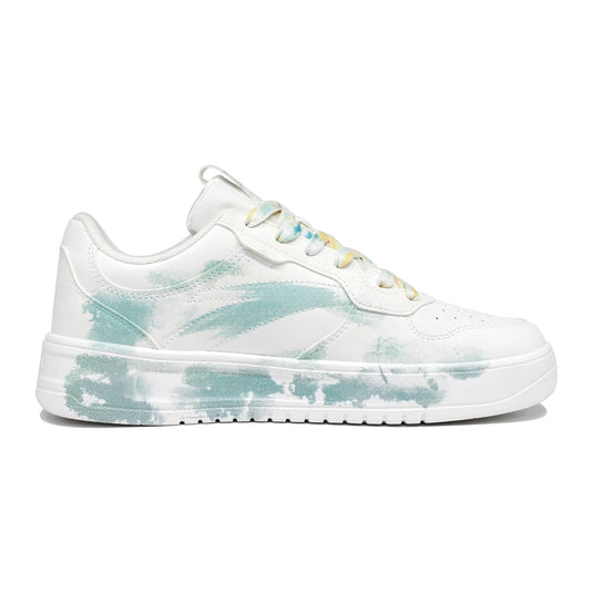 Bamboo-Dyed Blue –Unisex Skateboarding Low-Top Custom Shoes