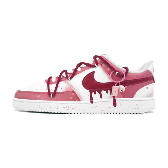 Cheese Meltdown-Women's Court Low Custom