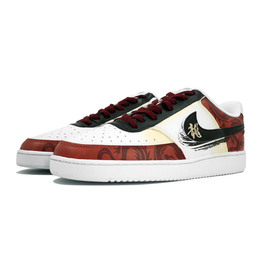 Chinese Character Loong 1-Unisex Court Low Custom