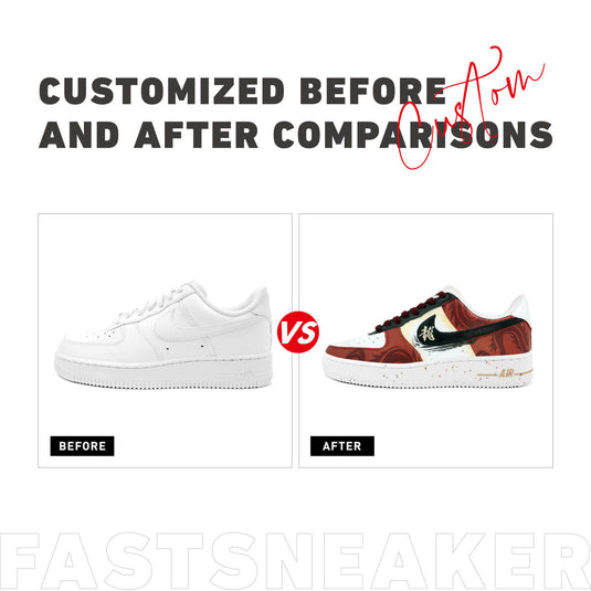 Chinese Character Loong-Unisex Air Force 1 Low Custom