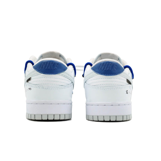 Blue Chinese Character Loong Pattern-Unisex Dunk Low Custom