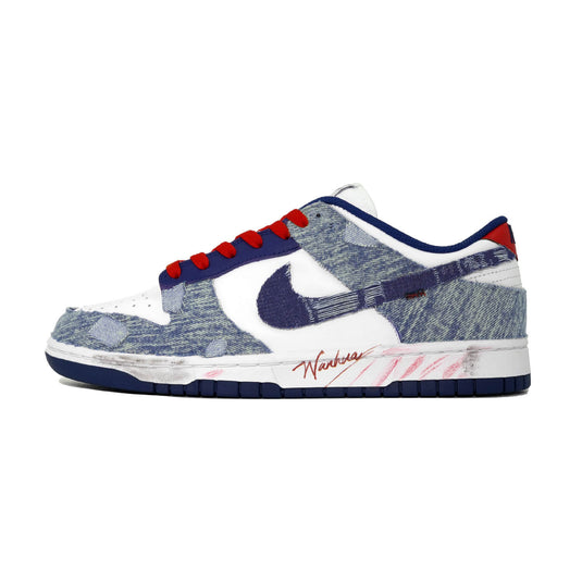 Denim Fabric-Women's Dunk Low Custom