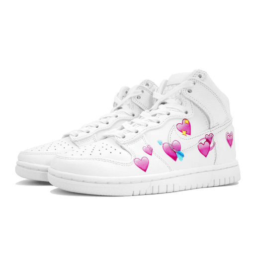 Heart Shape-Women's Dunk High Custom