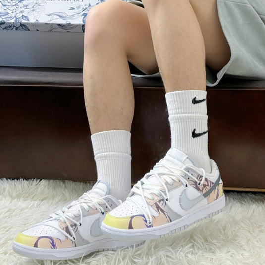 Loong Pattern Accents-Unisex Dunk Low Custom