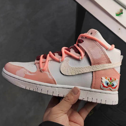 Loong Scales and Lion Dance-Women's Dunk High Custom