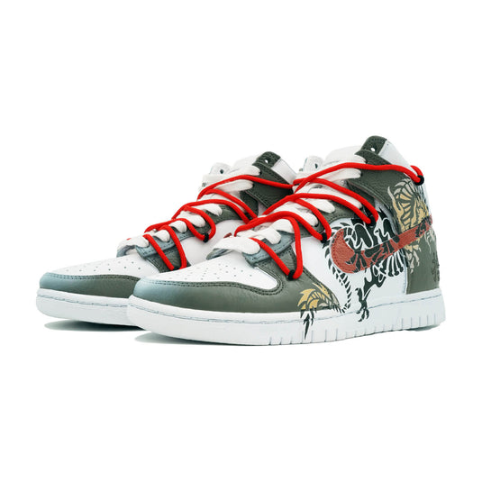 Loong Shape and Chinese Characters-Unisex Dunk High Custom