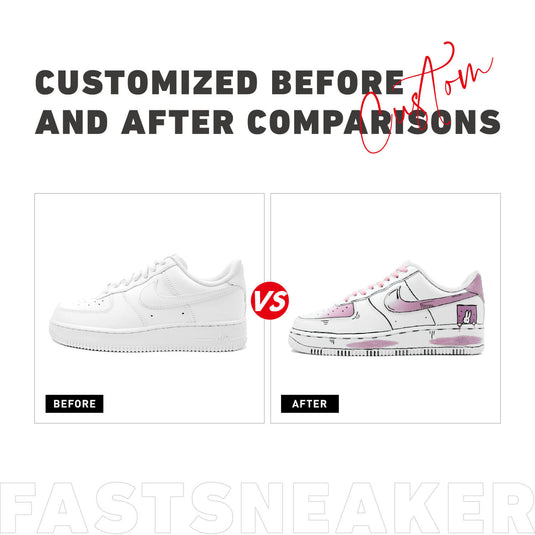Pink Rabbit-Women's Air Force 1 Low Custom